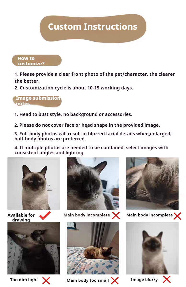 Custom Hand-Painted Pet Portrait Gold-Rimmed Hammered  - Product Description