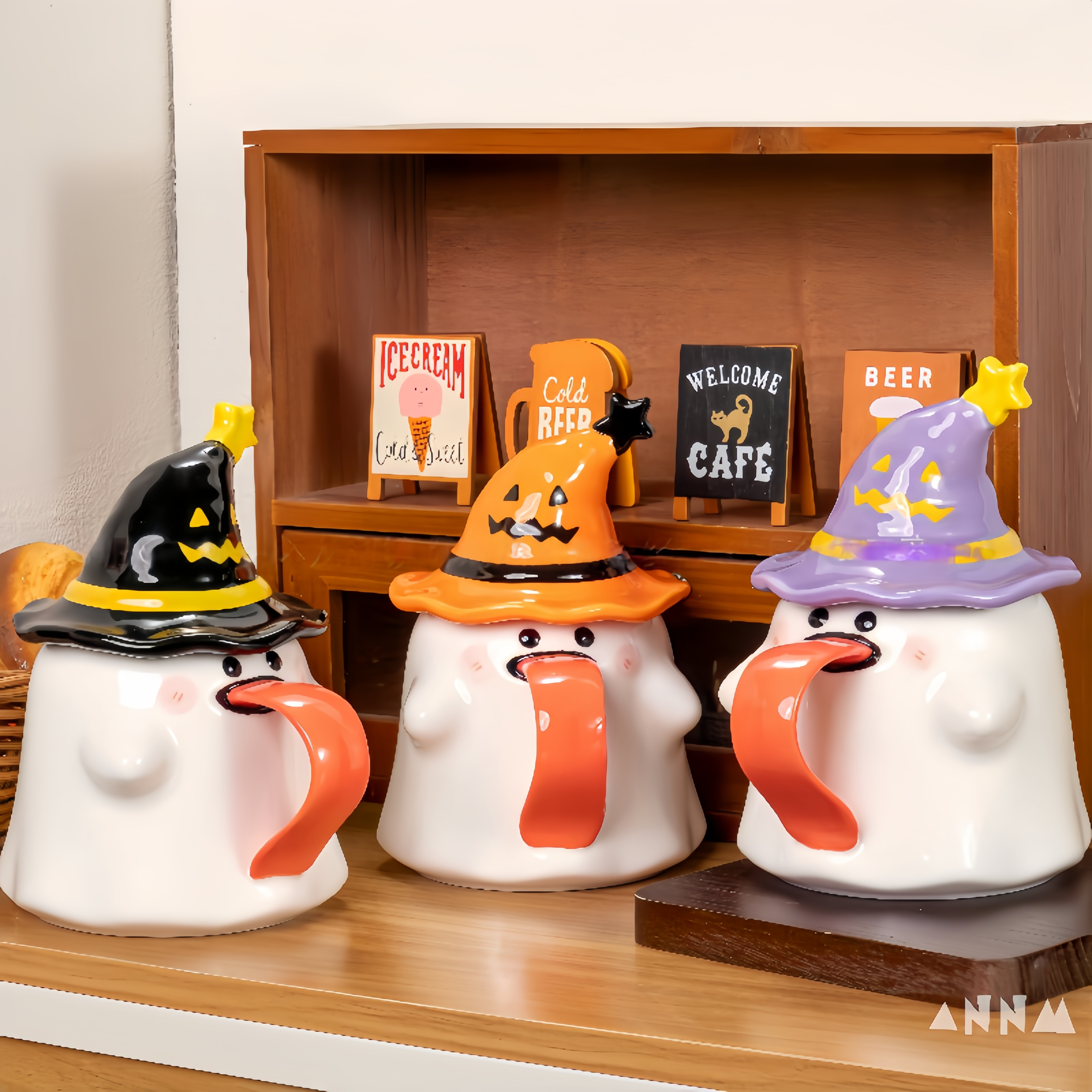 Christmas Ghost Ceramic Mug