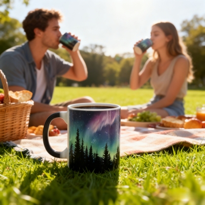 Northern Lights Color-Changing Mug