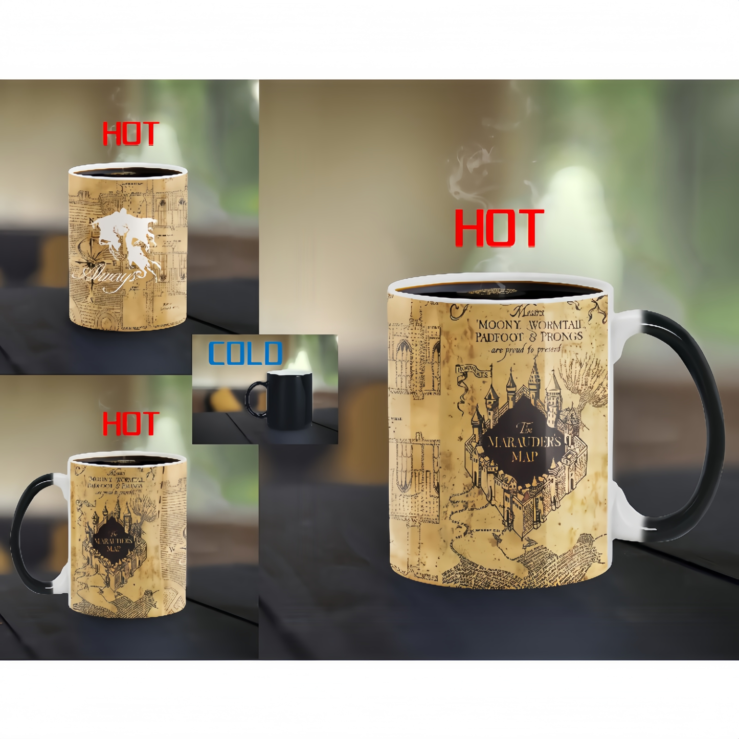 Harry Potter Marauder's Map Heat - Changing Mug