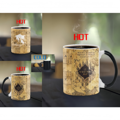 Harry Potter Marauder's Map Heat - Changing Mug