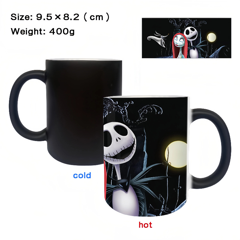 The Nightmare Before Christmas Jack and Sally Heat - Sensitive Gradient Mug