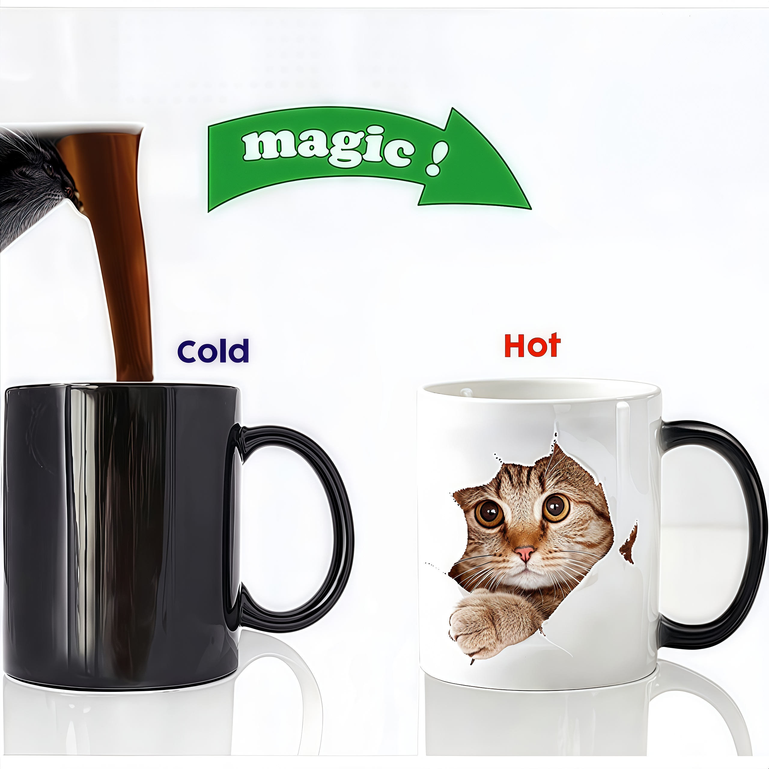 Magical Cat Heat - Changing Mug
