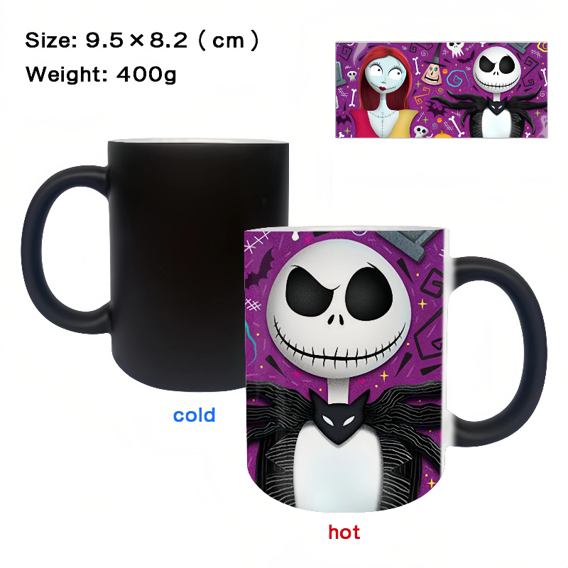 The Nightmare Before Christmas Jack and Sally Heat - Sensitive Gradient Mug