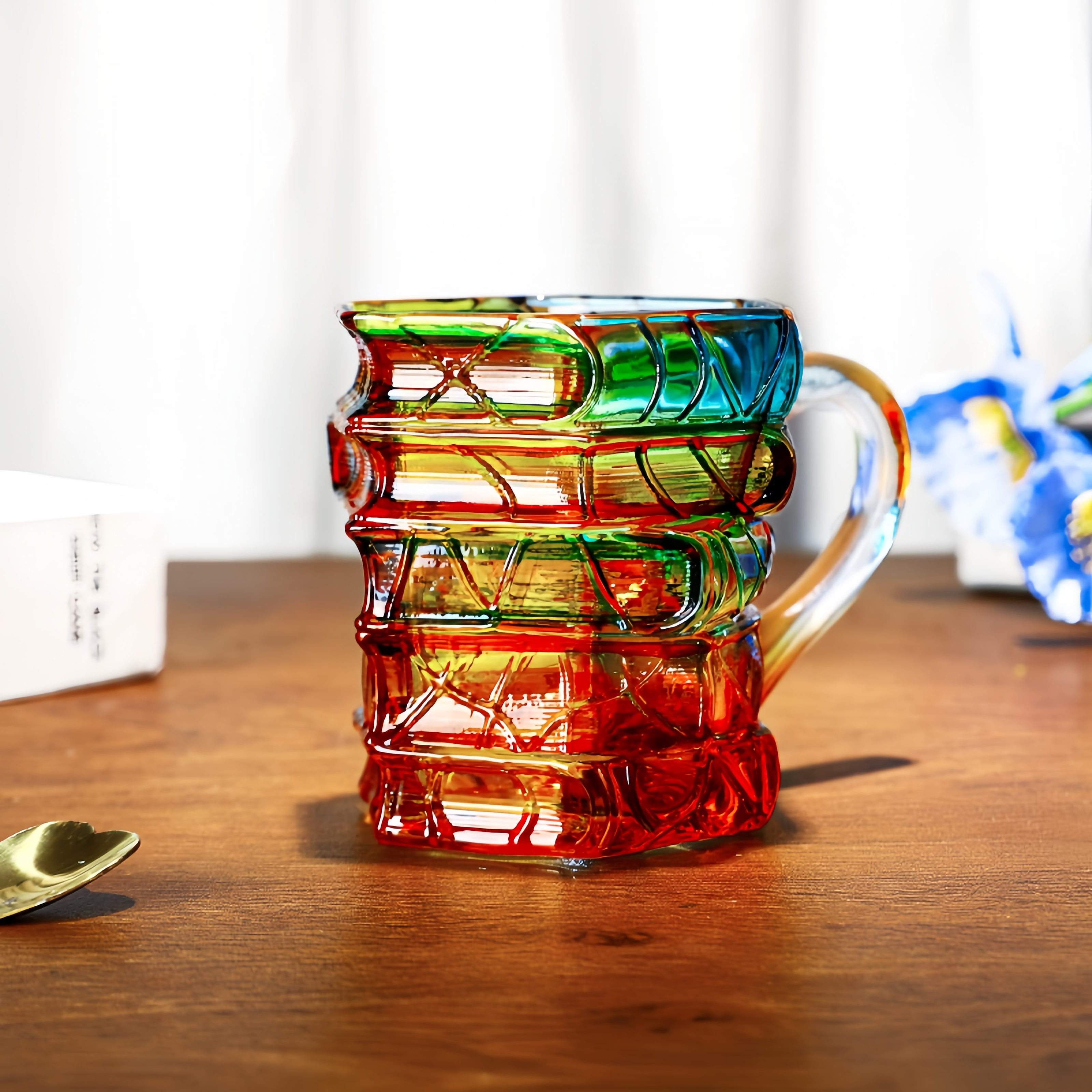Manually painted novelty book mug