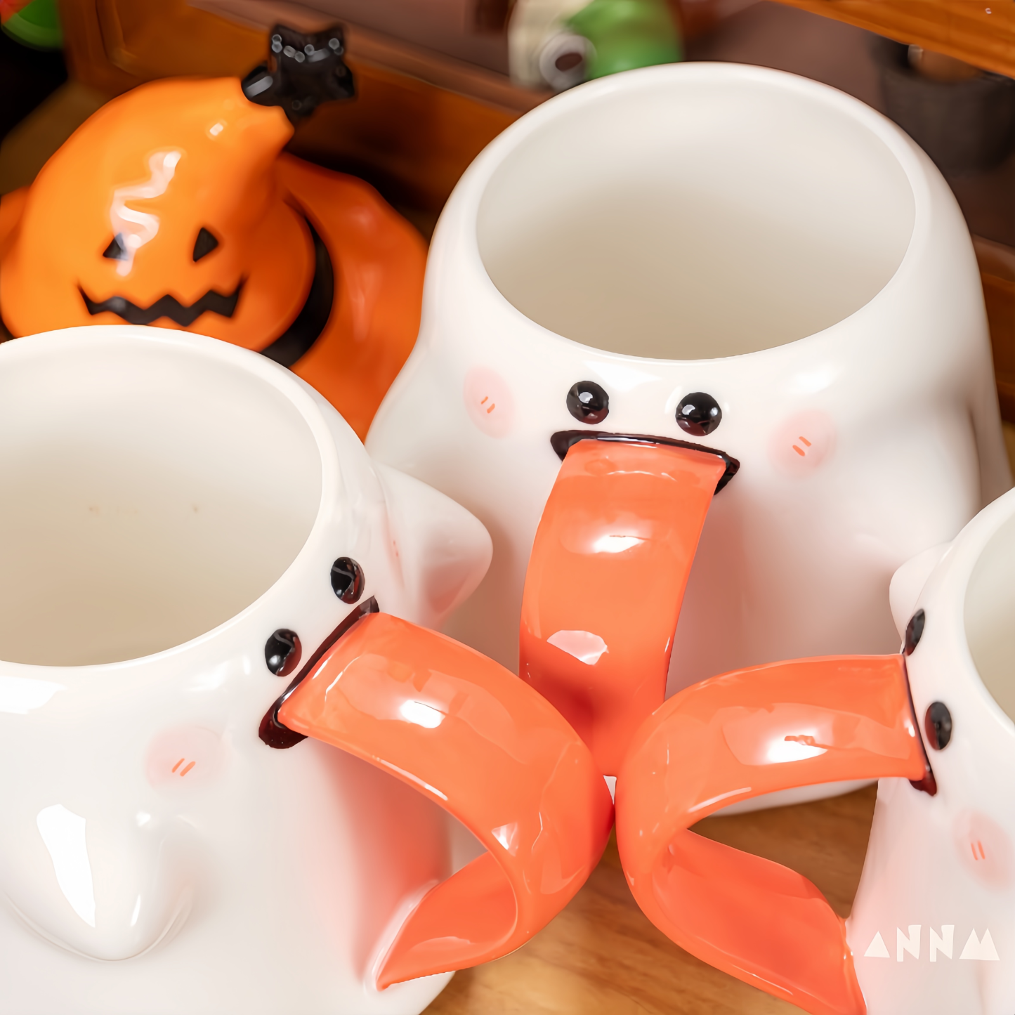 Christmas Ghost Ceramic Mug