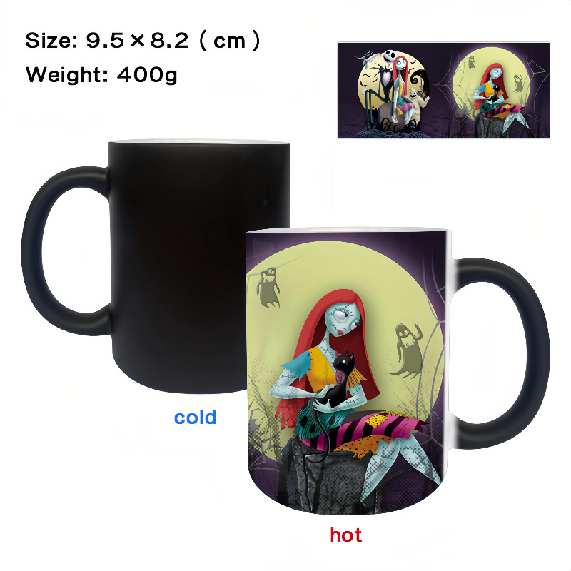 The Nightmare Before Christmas Jack and Sally Heat - Sensitive Gradient Mug