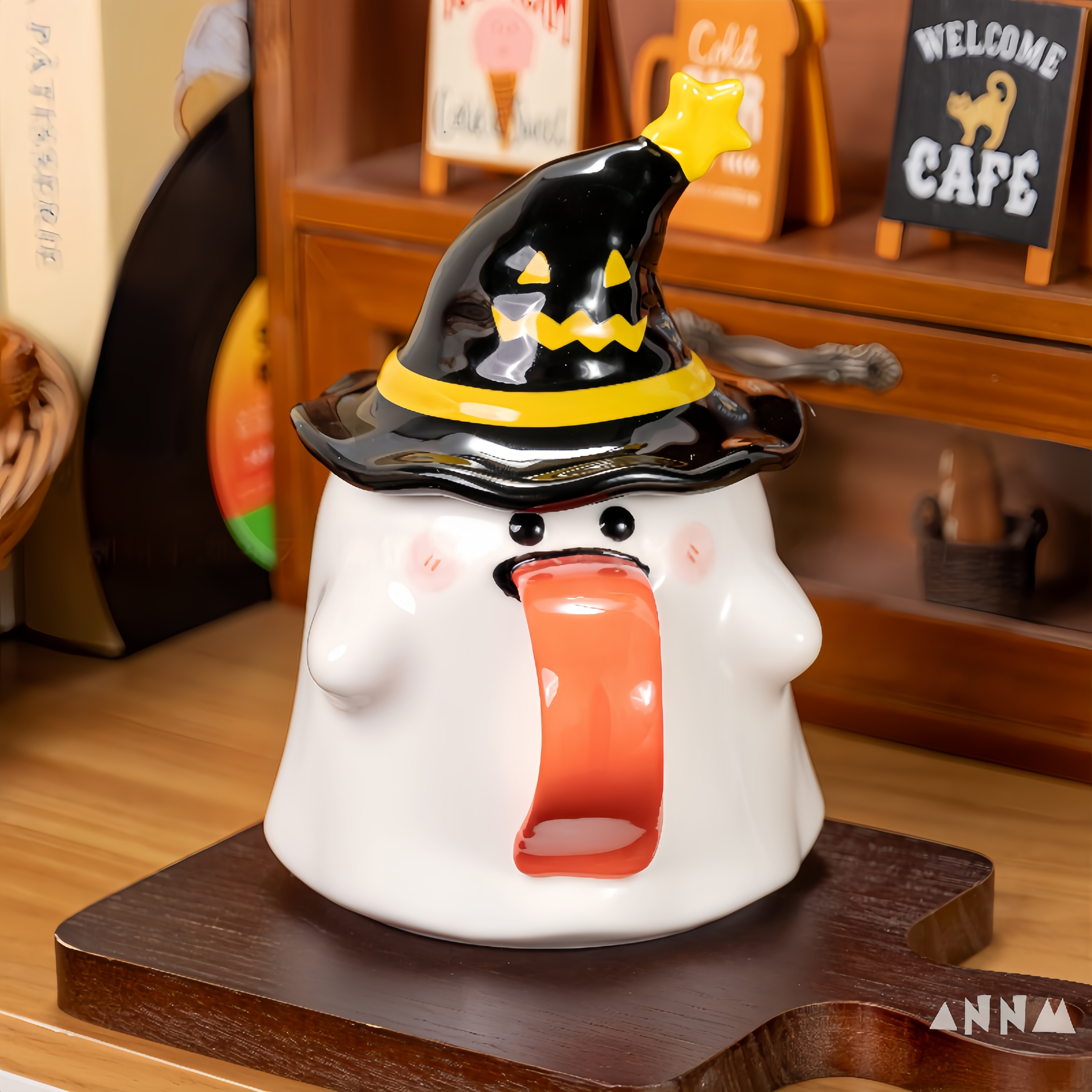 Christmas Ghost Ceramic Mug