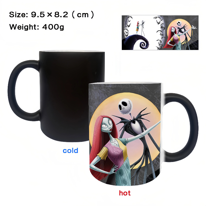 The Nightmare Before Christmas Jack and Sally Heat - Sensitive Gradient Mug