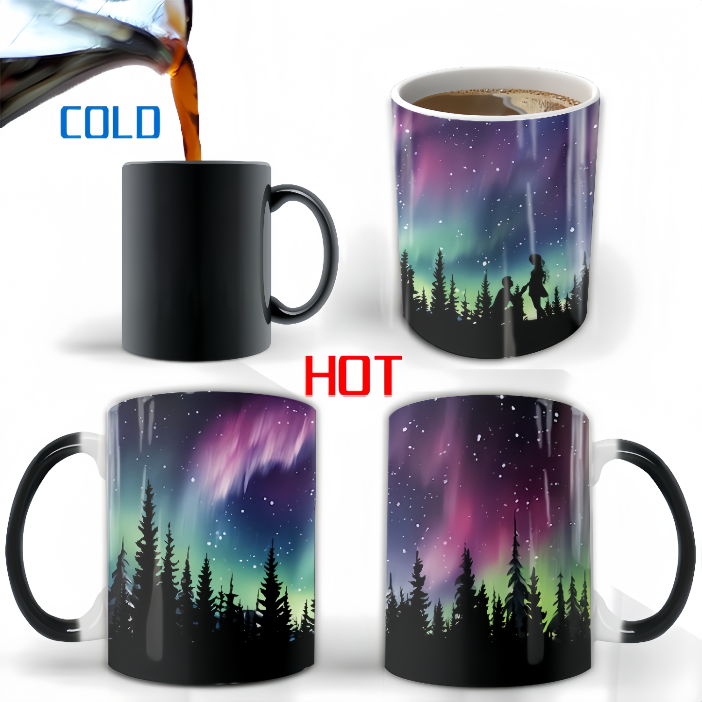 Northern Lights Color-Changing Mug