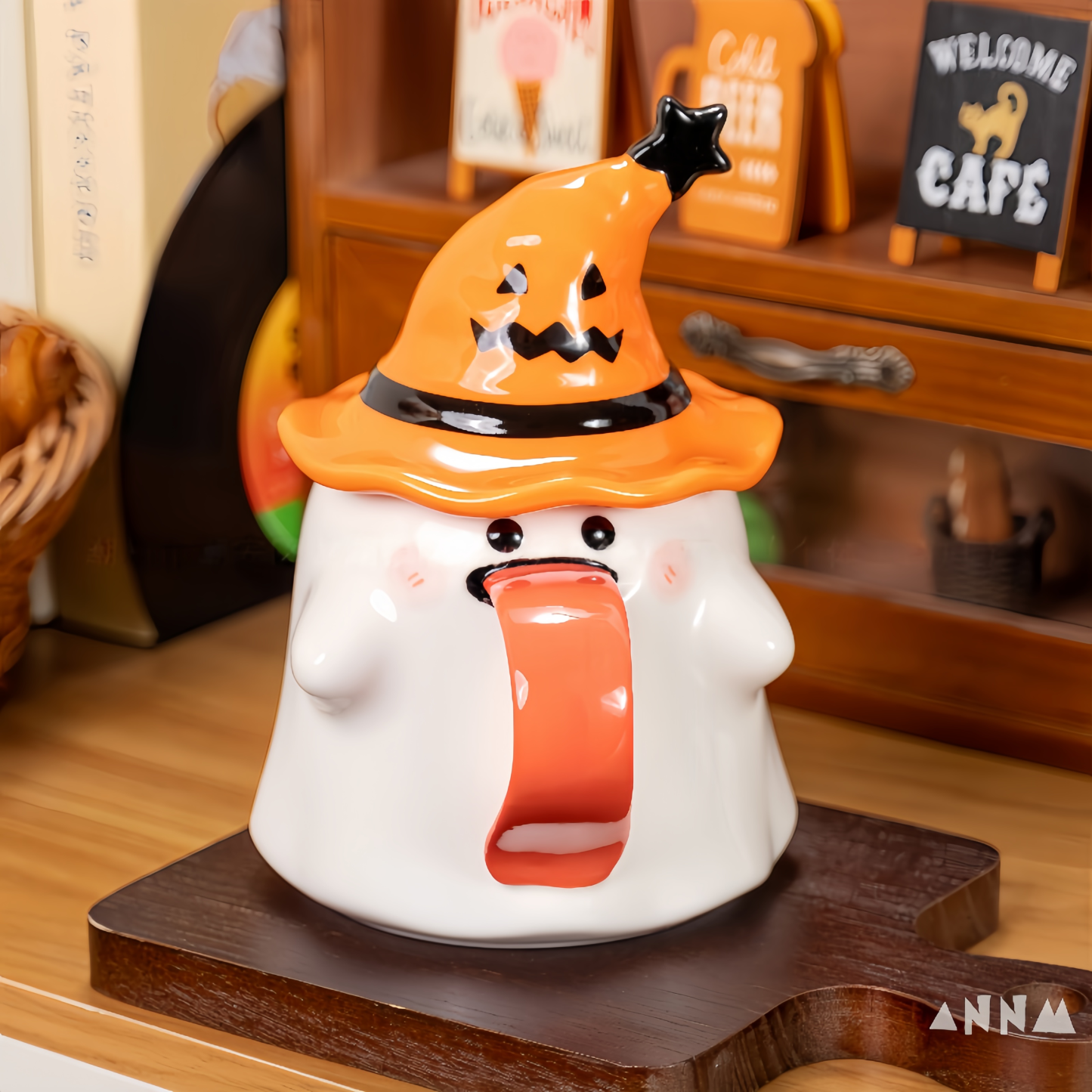 Christmas Ghost Ceramic Mug