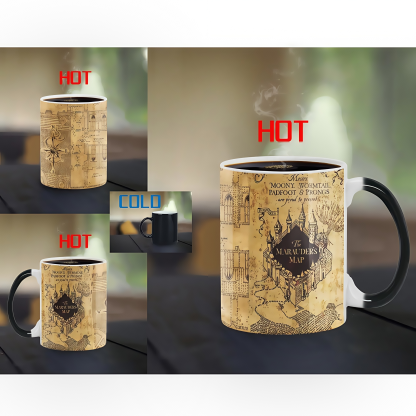Harry Potter Marauder's Map Heat - Changing Mug