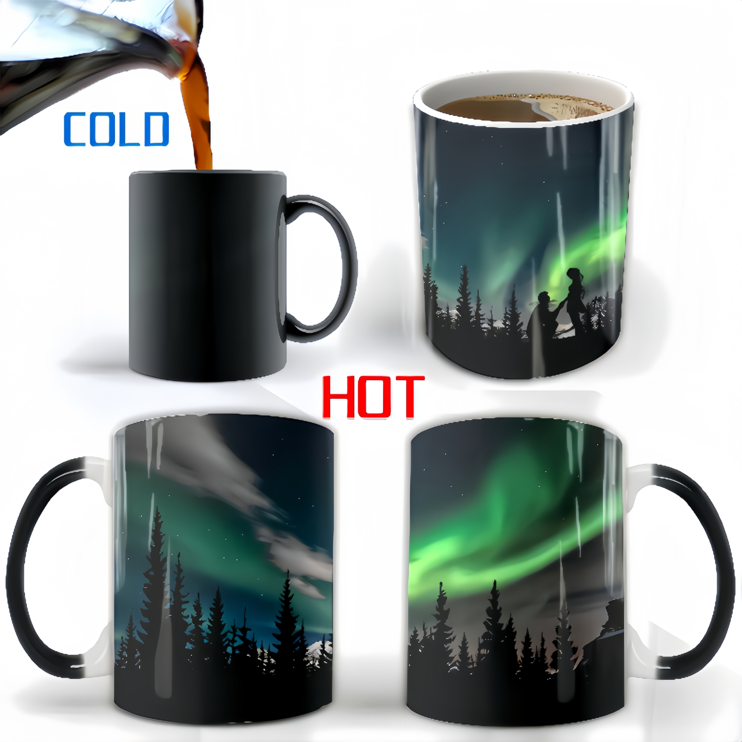 Northern Lights Color-Changing Mug