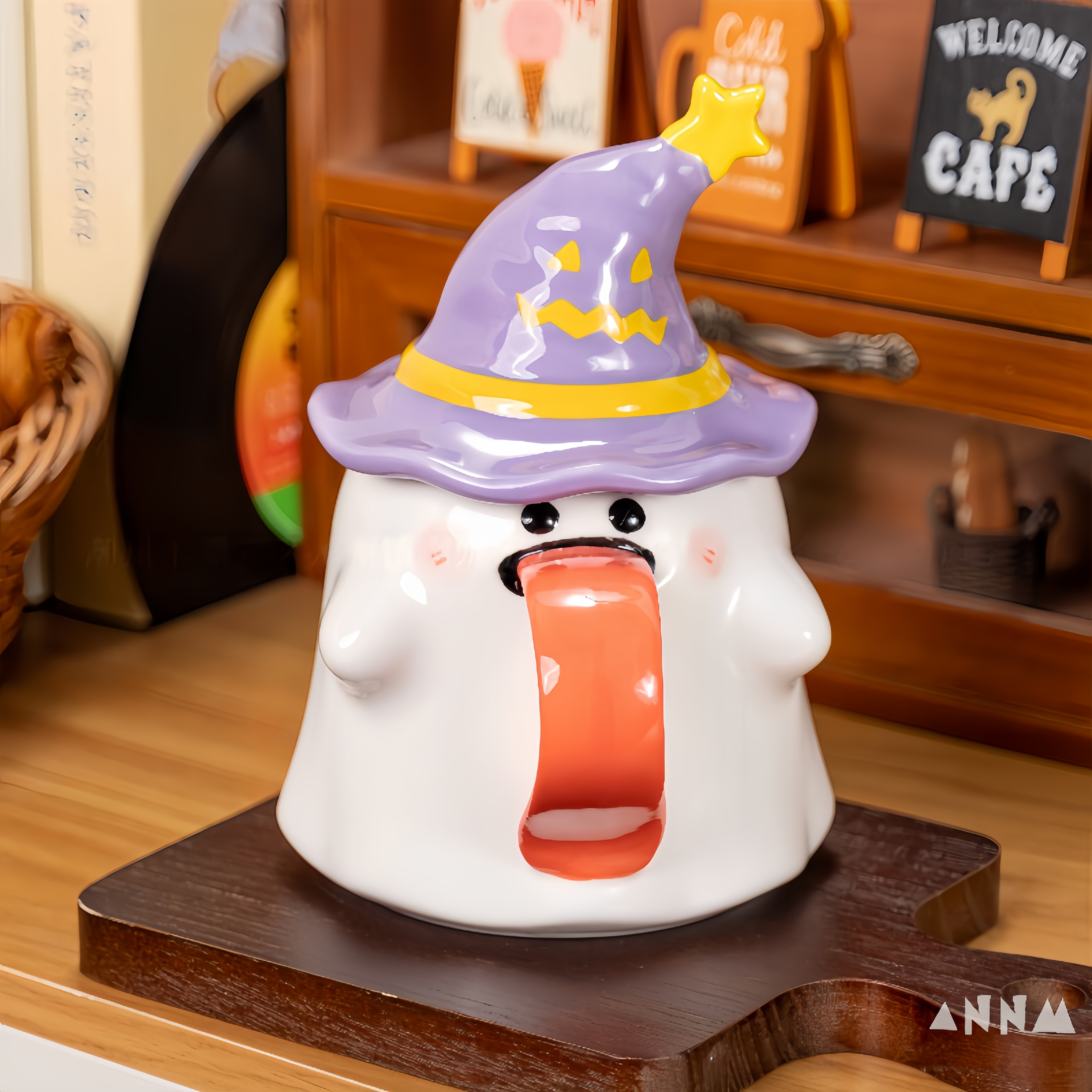 Christmas Ghost Ceramic Mug