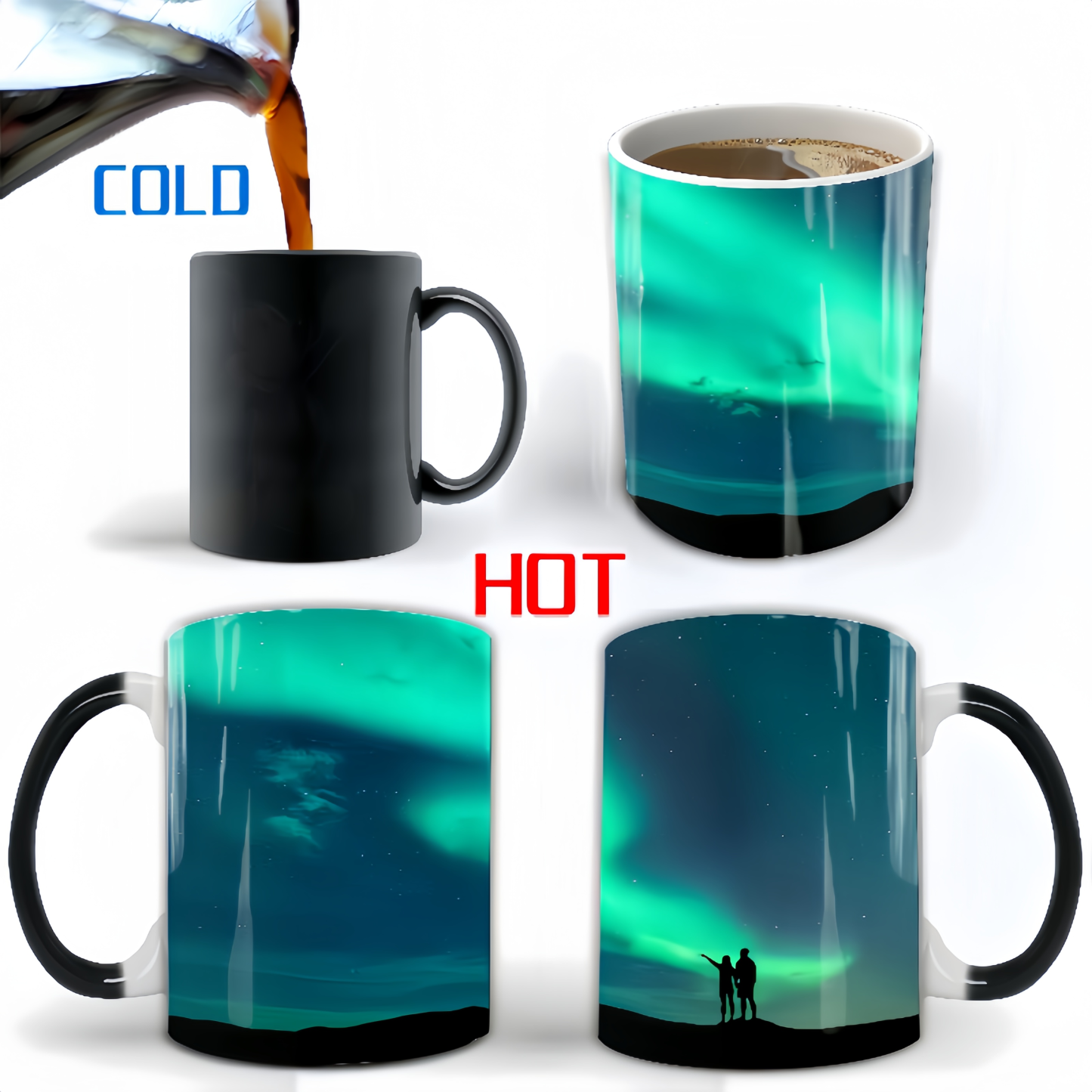Northern Lights Color-Changing Mug