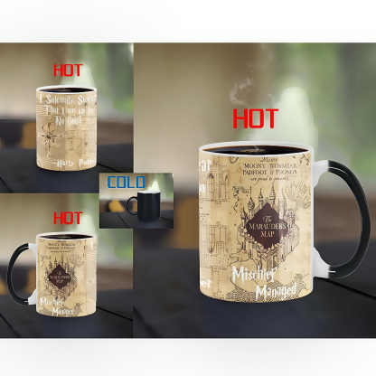 Harry Potter Marauder's Map Heat - Changing Mug