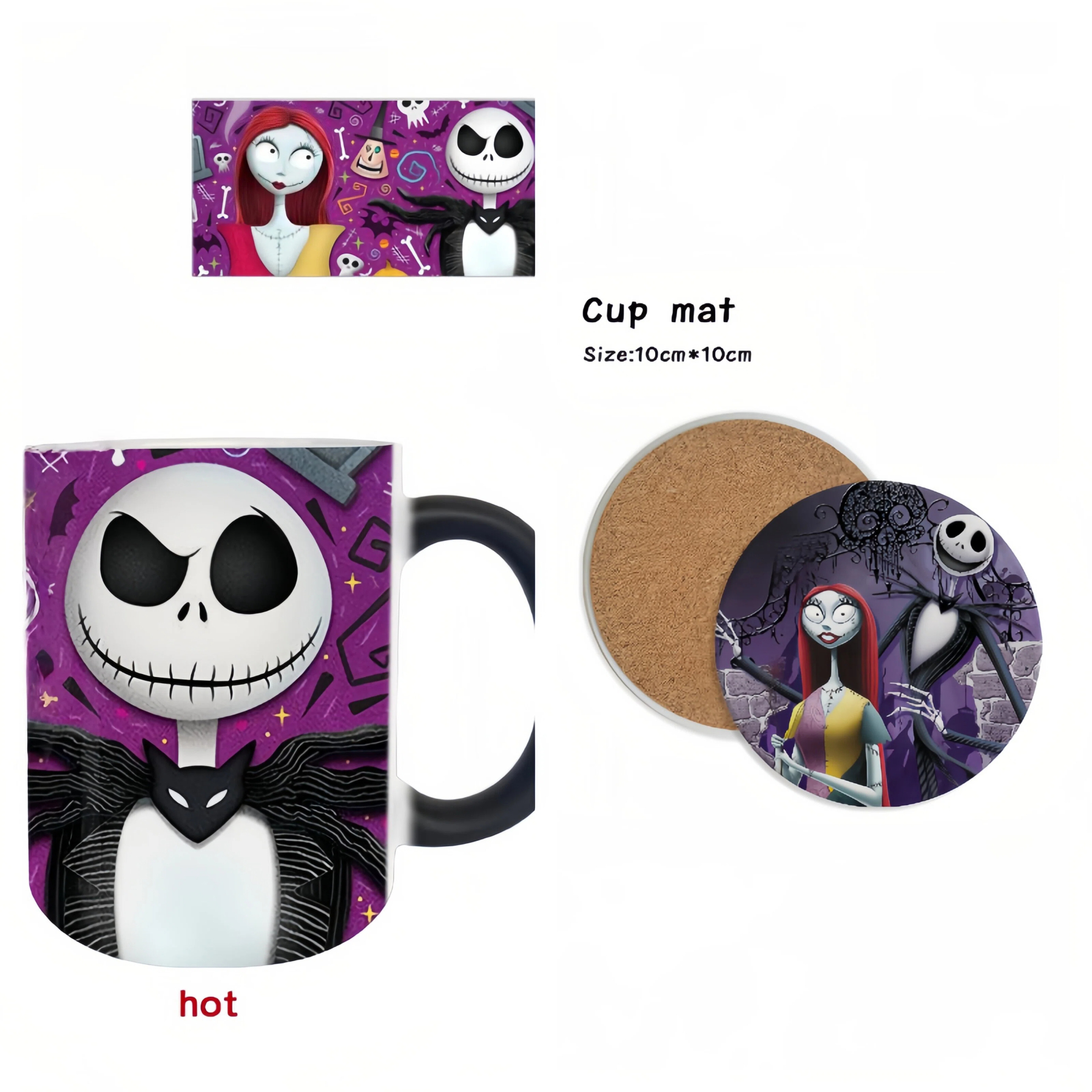 Jack and Sally Heat - Sensitive Gradient Mug
