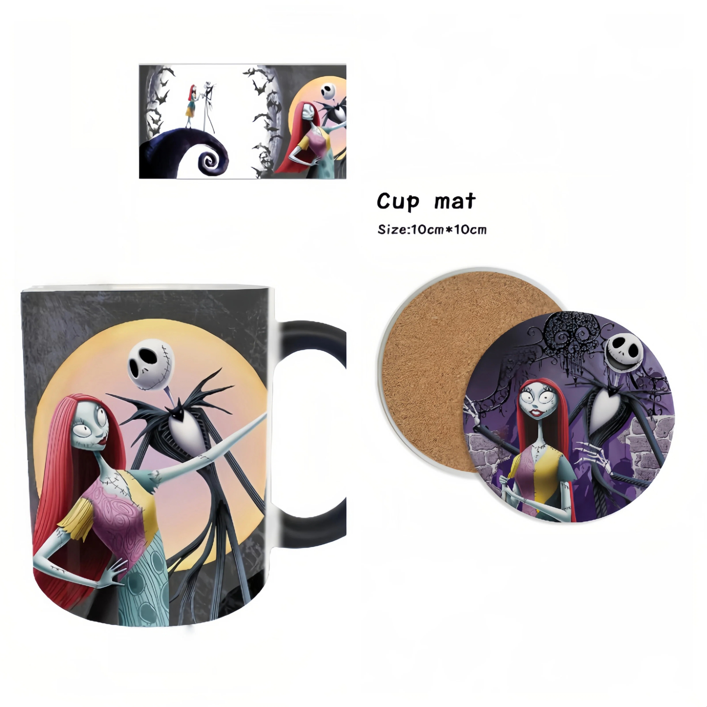 Jack and Sally Heat - Sensitive Gradient Mug