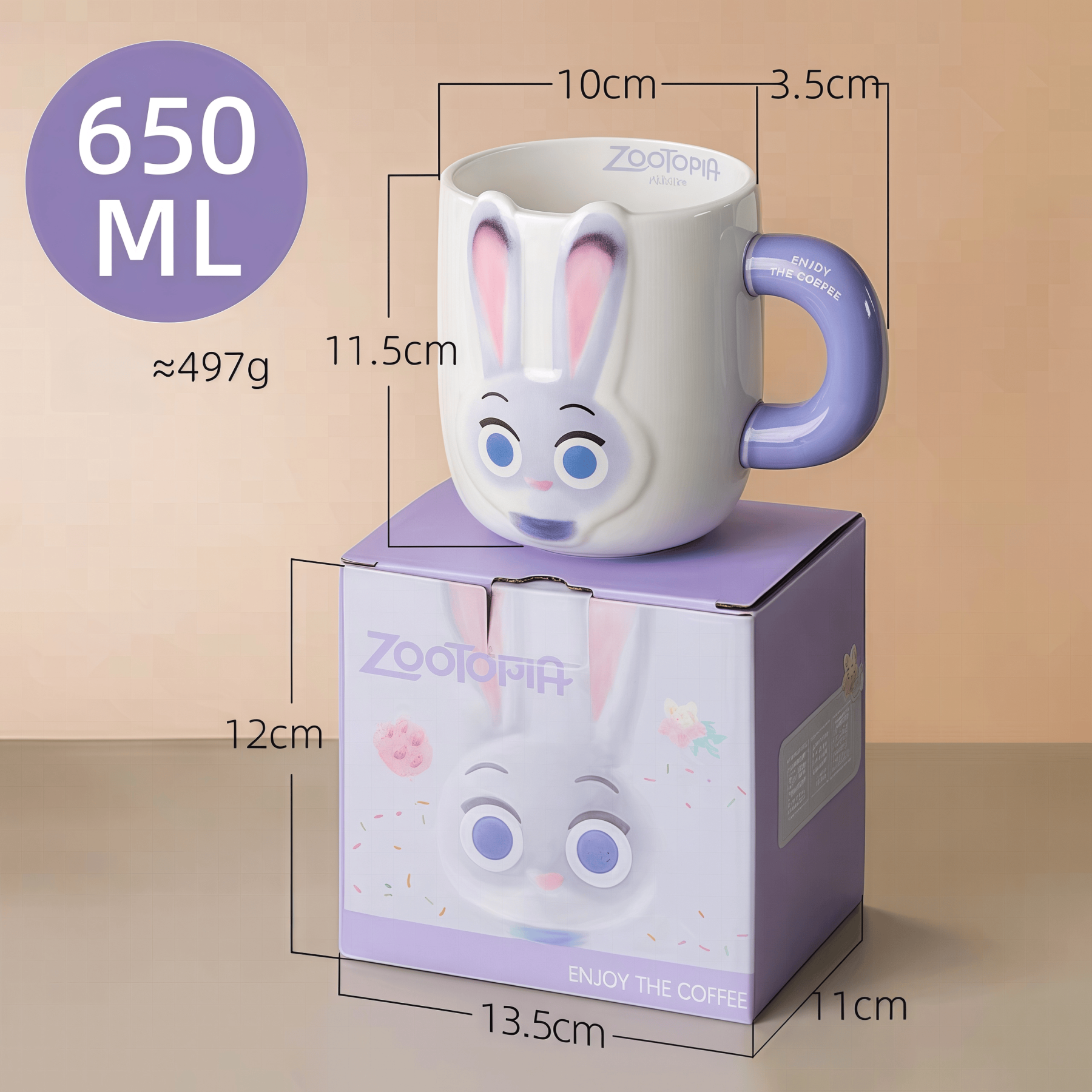 Zootopia Nick & Judy Couple Mugs