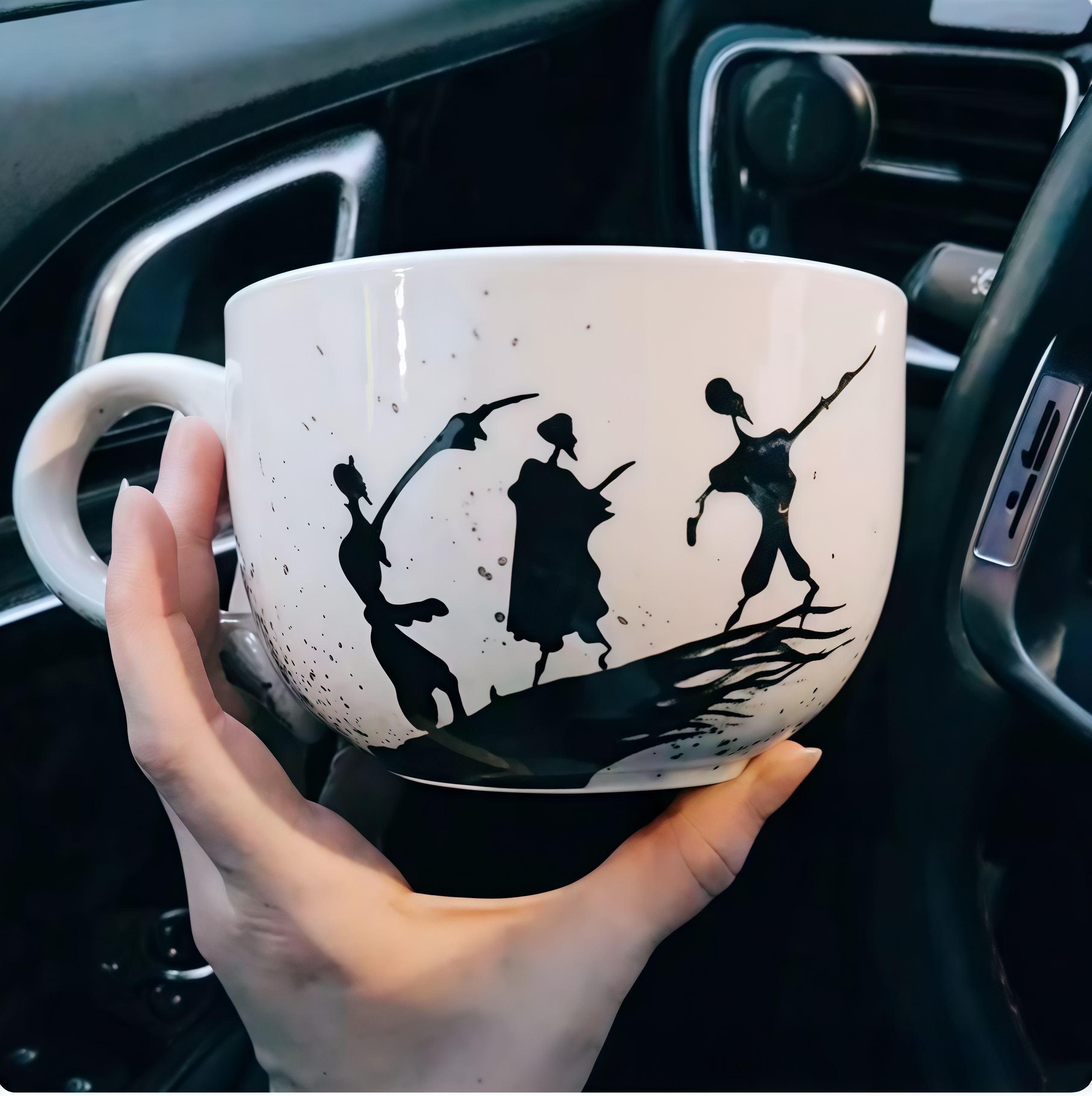 Hand-Painted Peverell Brothers Mug