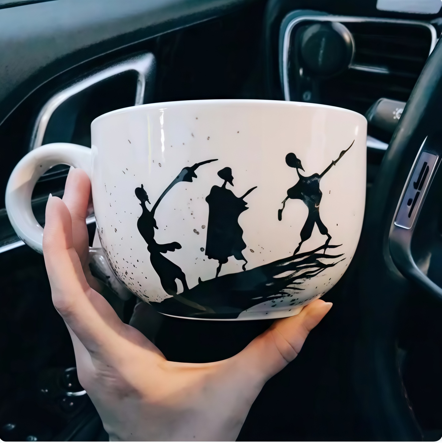 Hand-Painted Peverell Brothers Mug