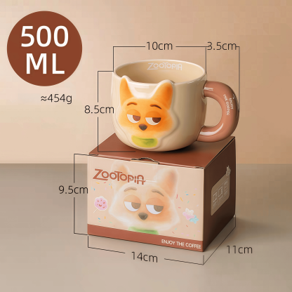 Zootopia Nick & Judy Couple Mugs 