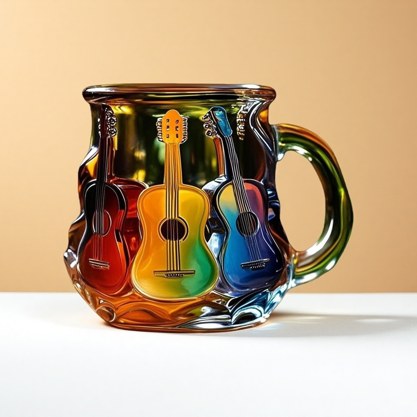 Novelty  Guitar Coffee Mug
