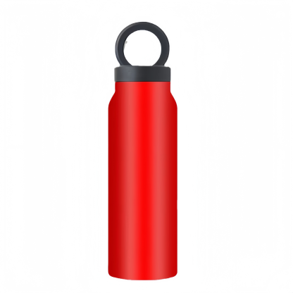 Magnetic suction stand, large-capacity, portable sports water bottle