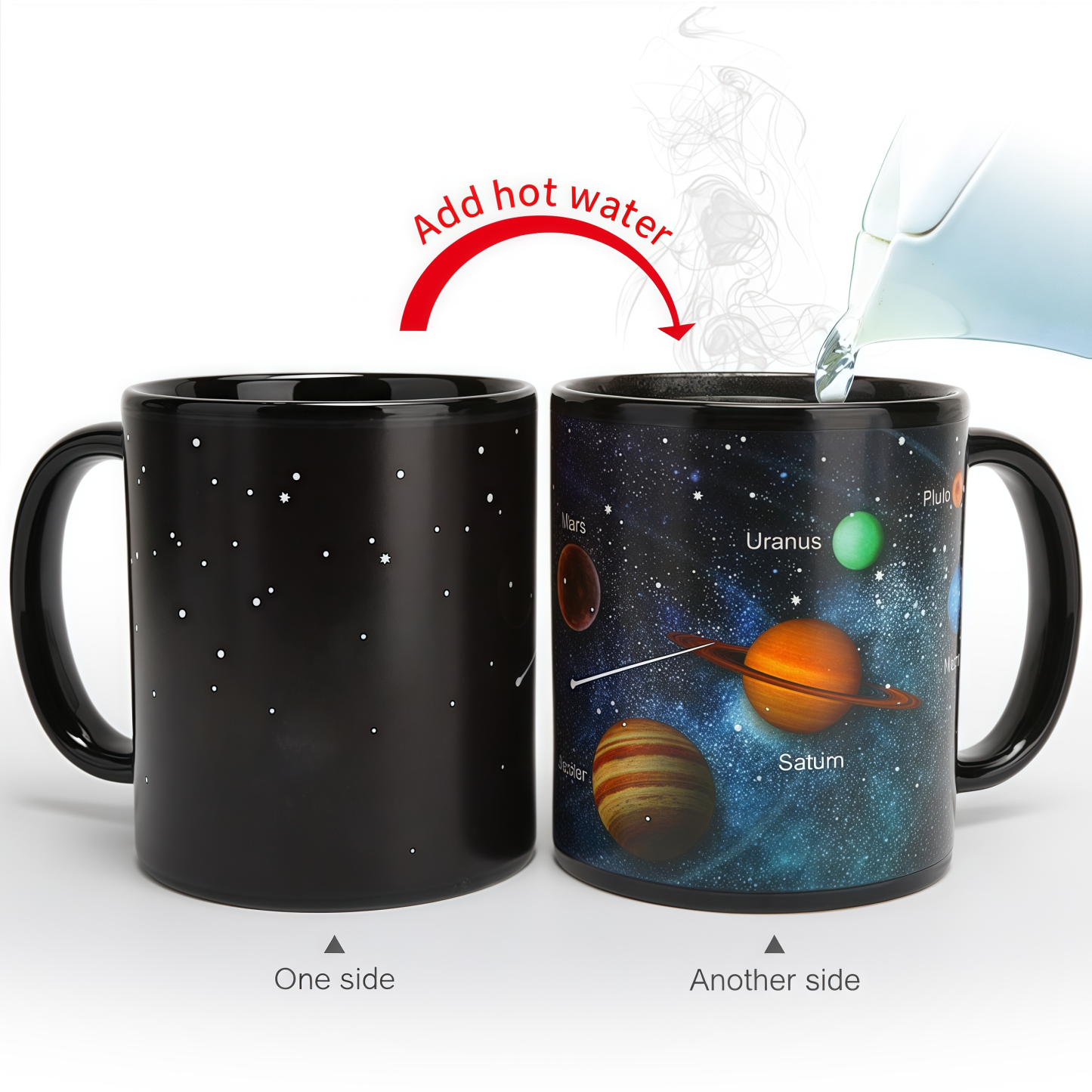 Starry Sky Solar System Color-Changing Mug