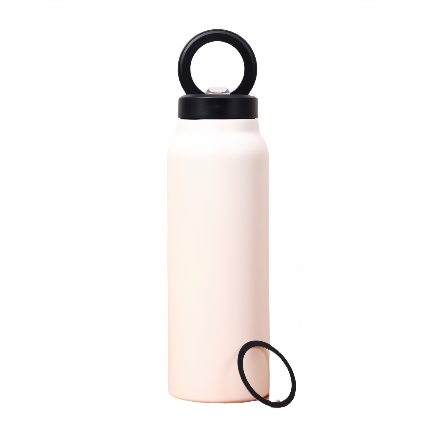 Magnetic suction stand, large-capacity, portable sports water bottle