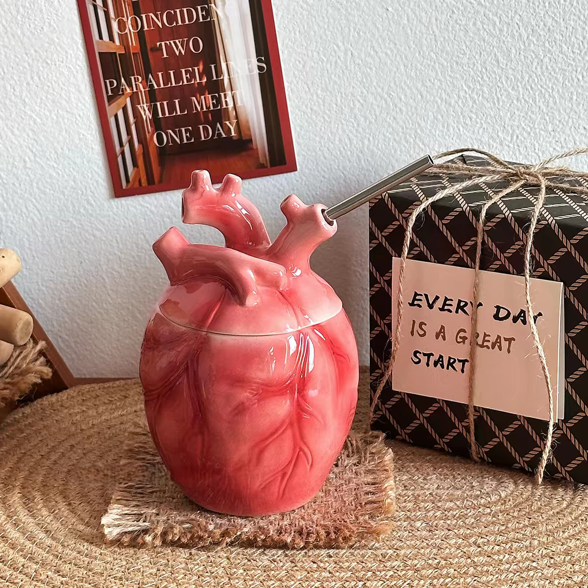  Anatomical Heart Ceramic Mug