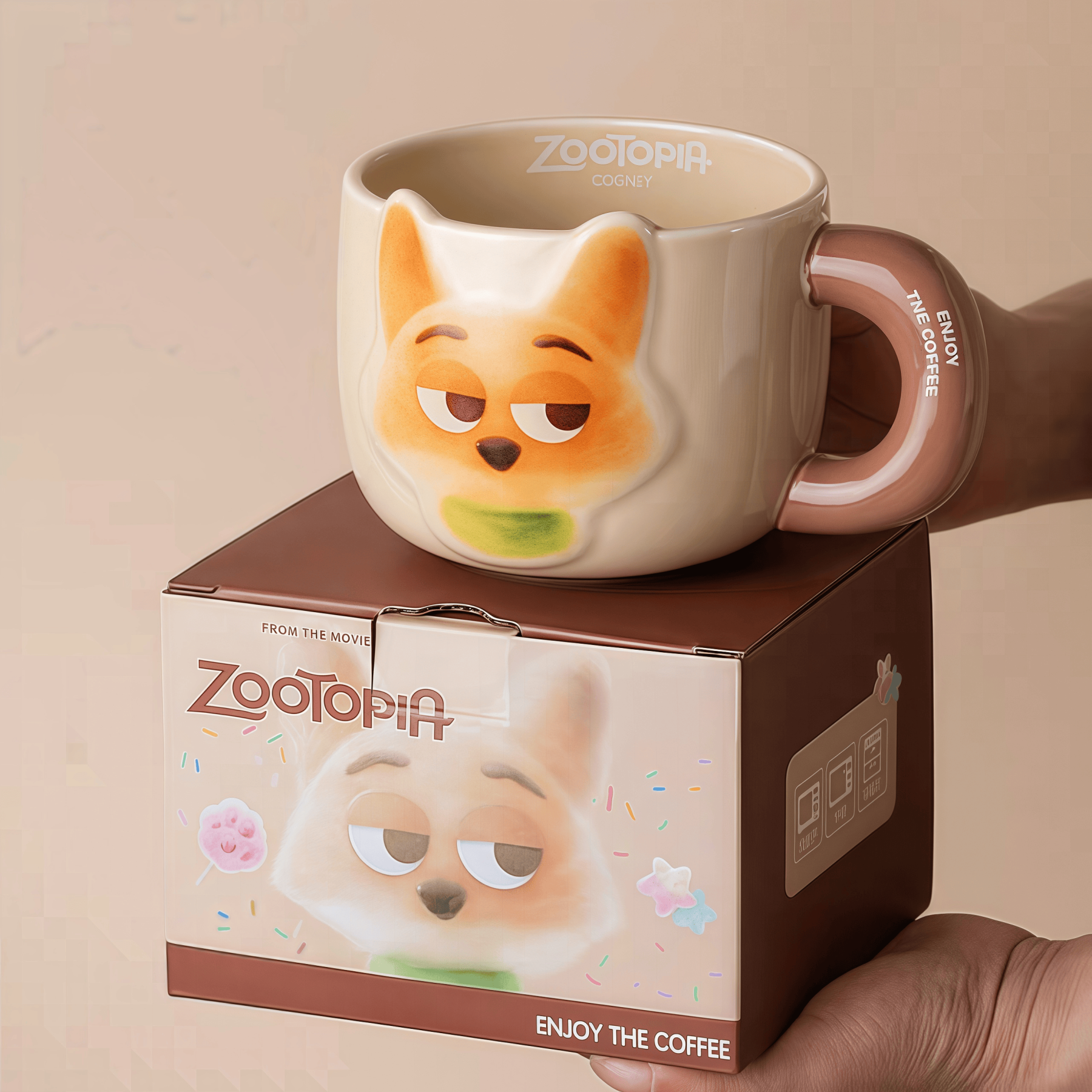 Zootopia Nick & Judy Couple Mugs 