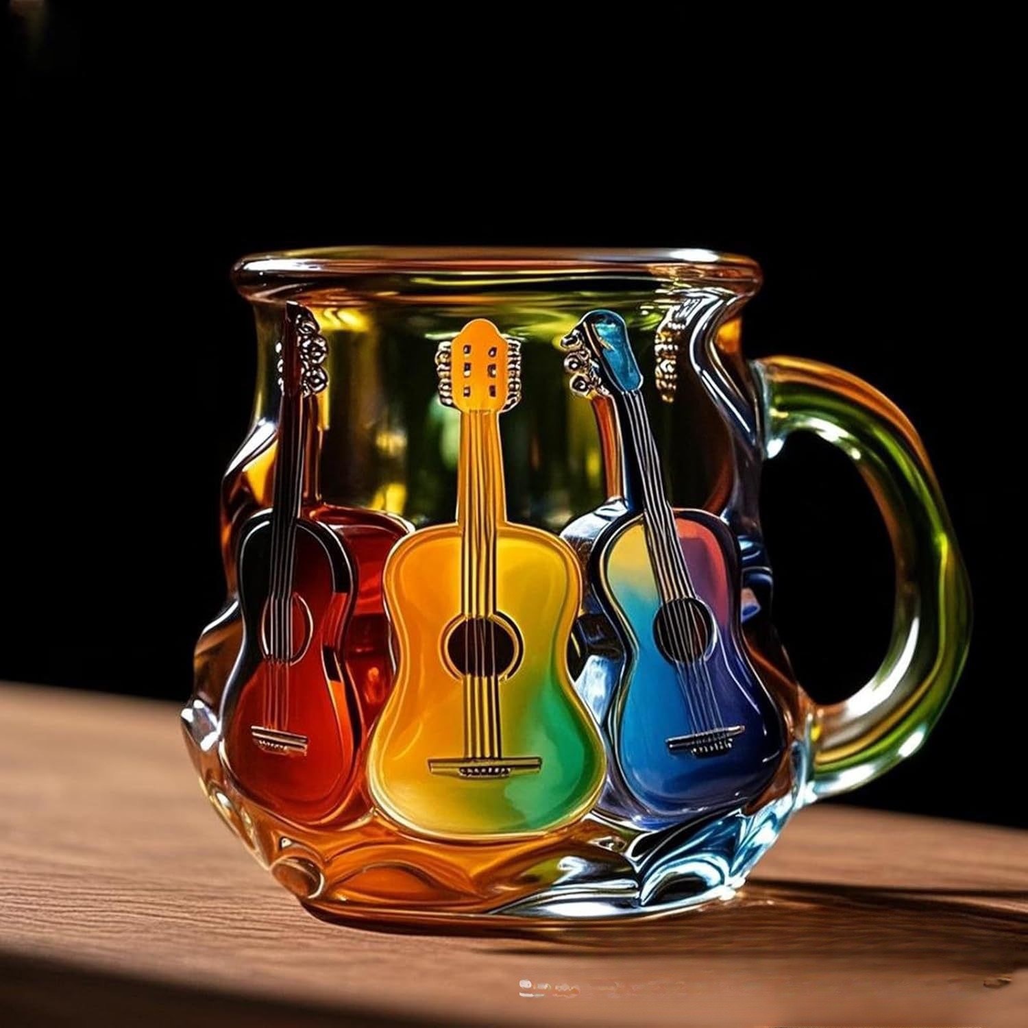 Novelty  Guitar Coffee Mug