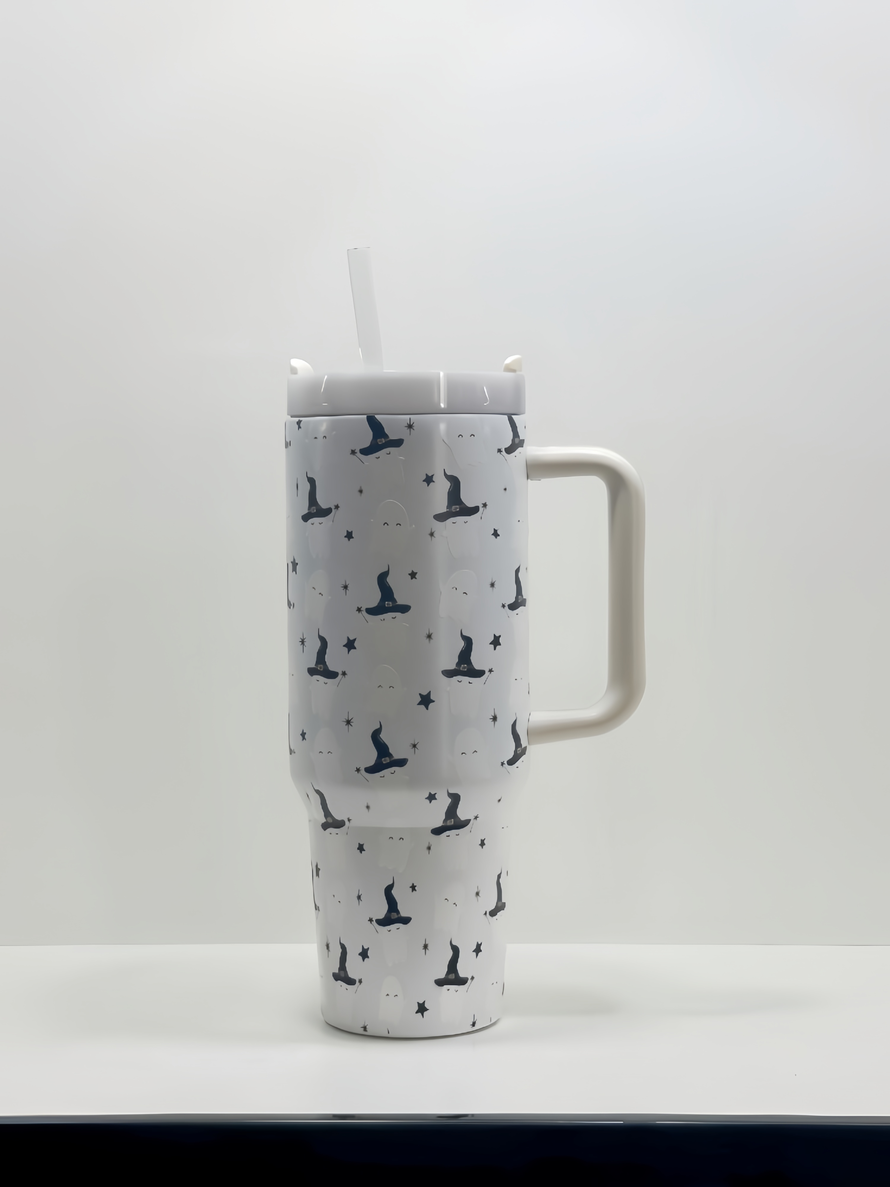 Christmas and Halloween Hot New Style Luminous 40 Ice Cup, High-Value Insulated Cup, Color-Changing Gift