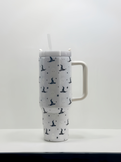 Christmas and Halloween Hot New Style Luminous 40 Ice Cup, High-Value Insulated Cup, Color-Changing Gift