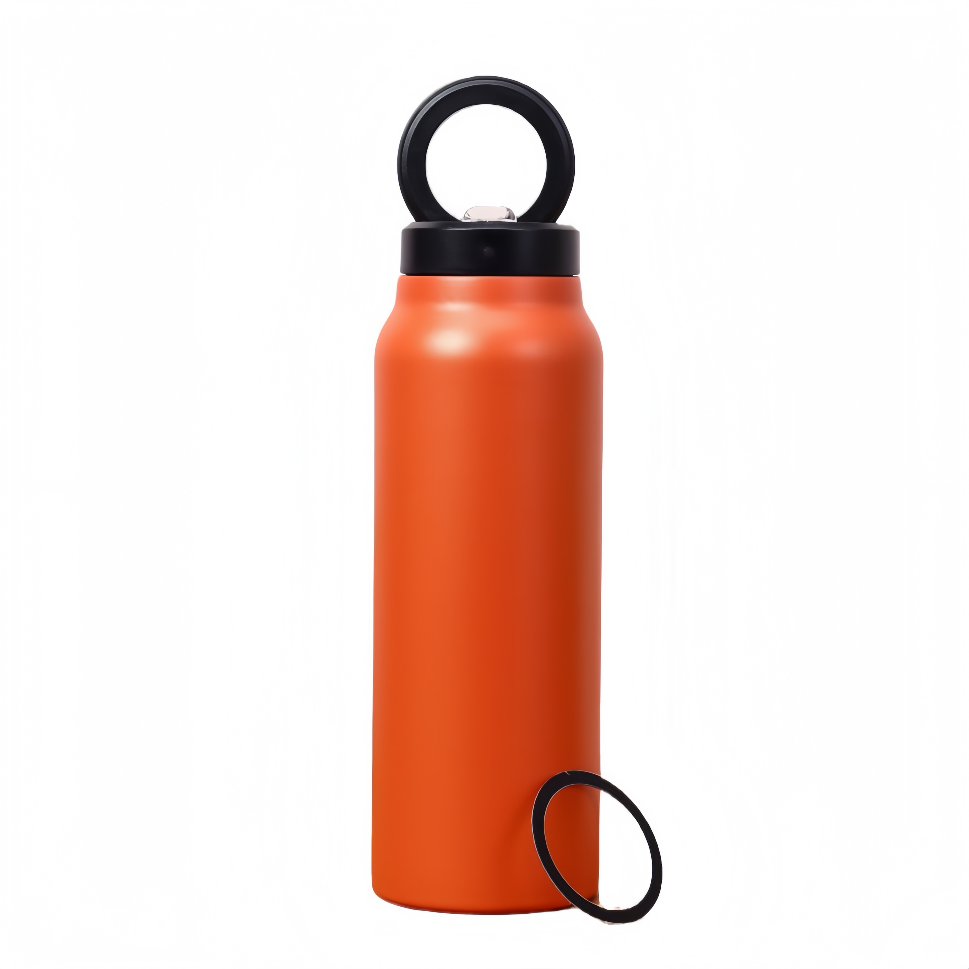 Magnetic suction stand, large-capacity, portable sports water bottle