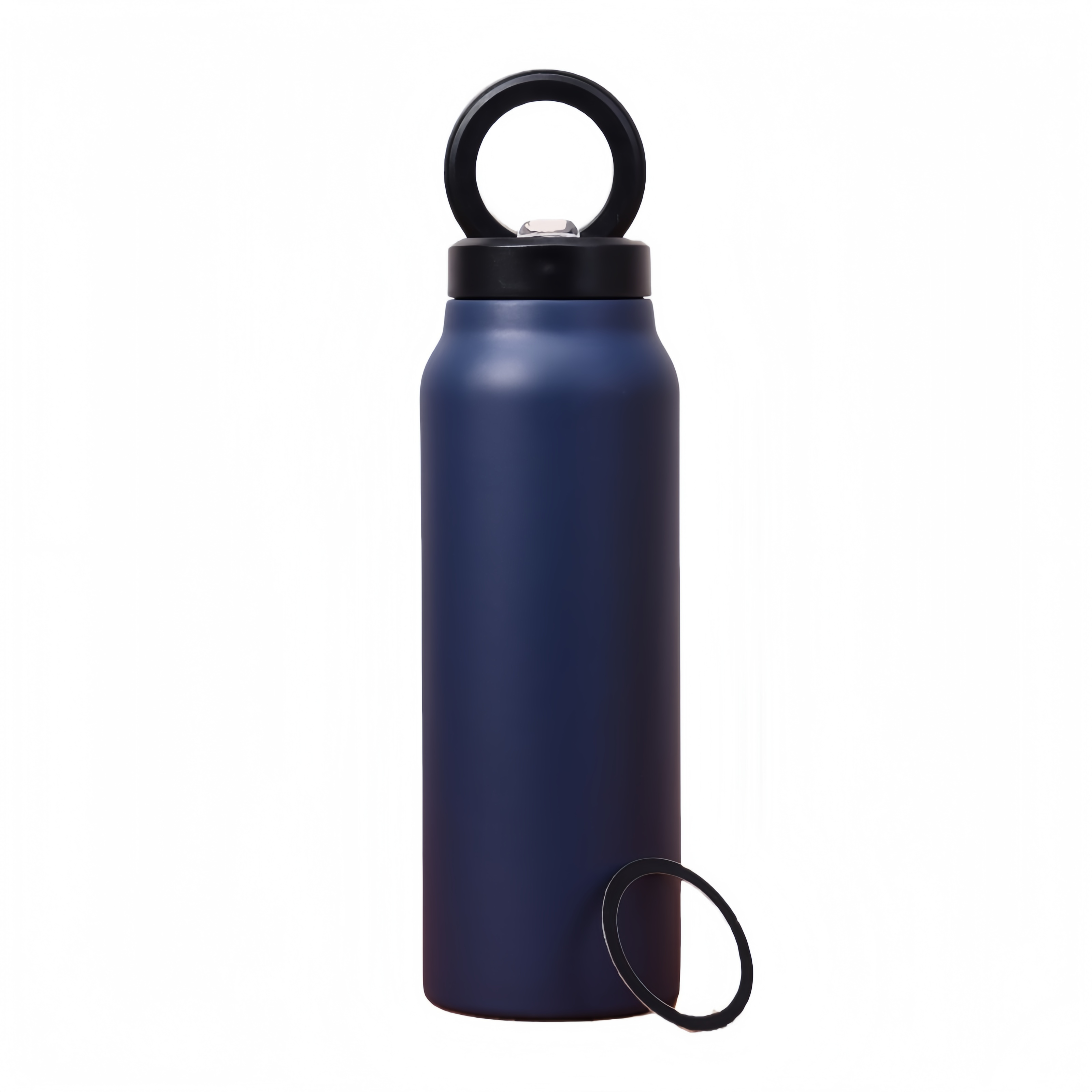 Magnetic suction stand, large-capacity, portable sports water bottle