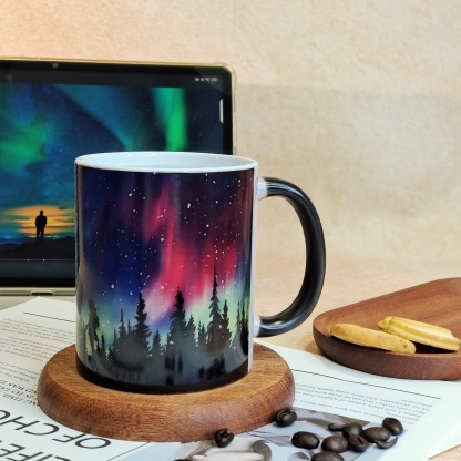Northern Lights Color-Changing Mug
