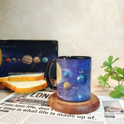 Starry Sky Solar System Color-Changing Mug