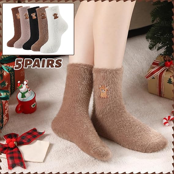 Durable Highland Cow Socks