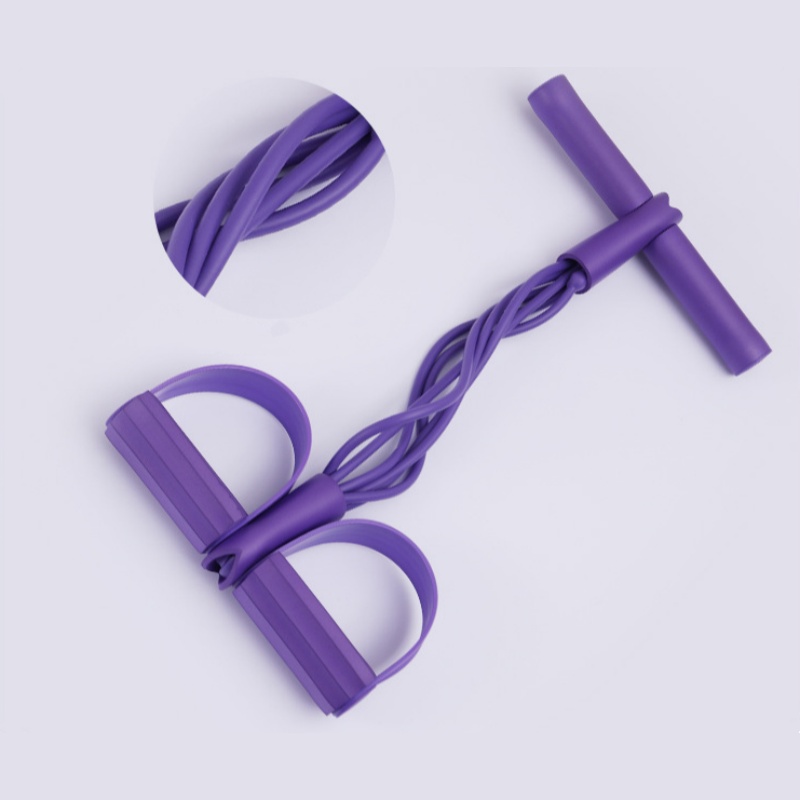 Abdominal Pull Cord Trainer with Foot Pedals