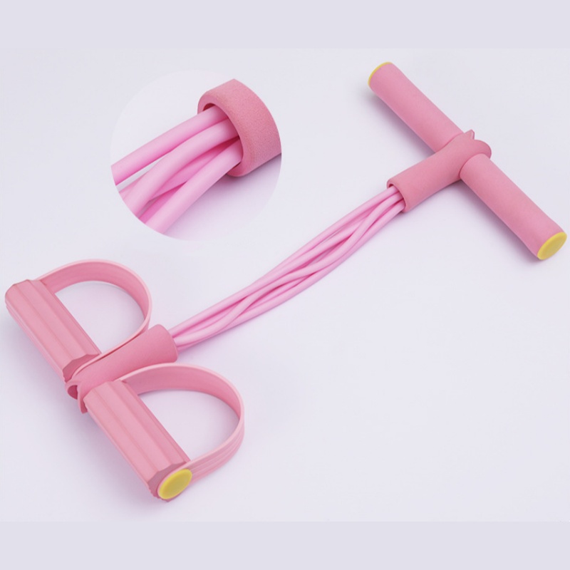 Abdominal Pull Cord Trainer with Foot Pedals