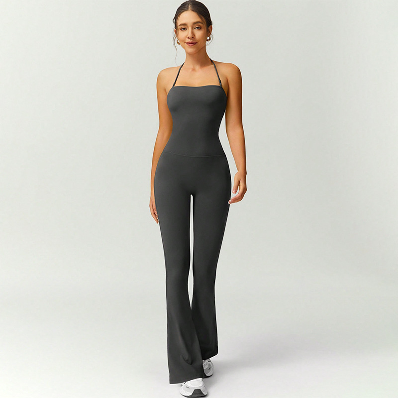 High-Stretch Seamless Yoga Jumpsuit