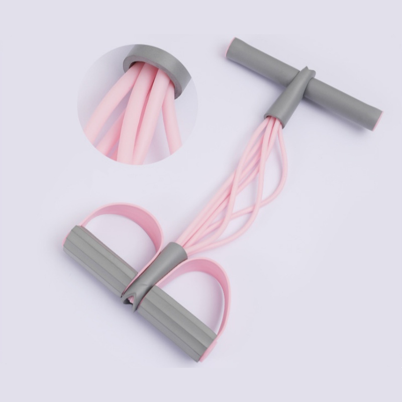 Abdominal Pull Cord Trainer with Foot Pedals