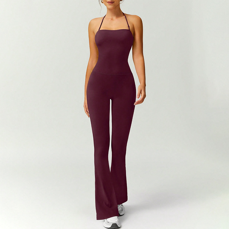 High-Stretch Seamless Yoga Jumpsuit