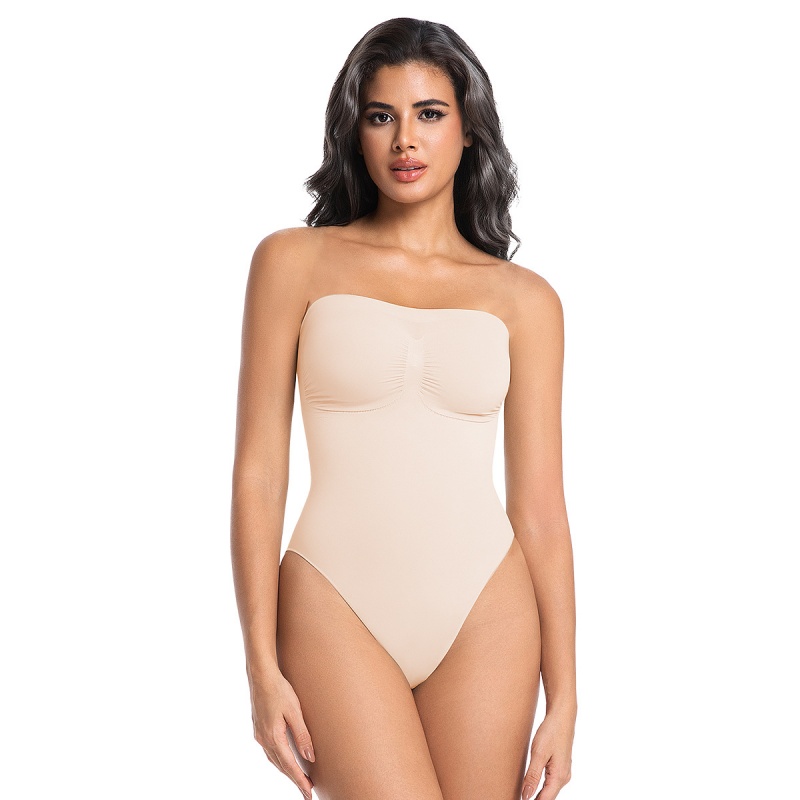 Removable-Strap Square-Neck Sculpting Bodysuit