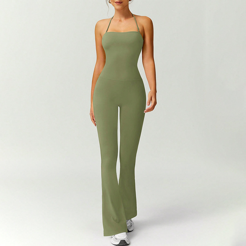 High-Stretch Seamless Yoga Jumpsuit