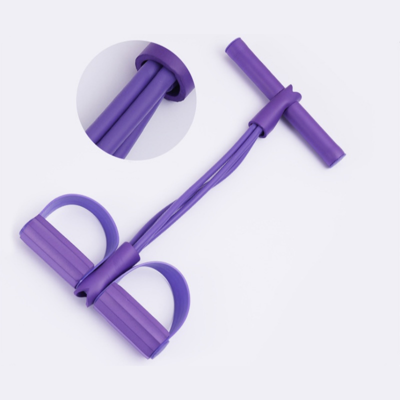 Abdominal Pull Cord Trainer with Foot Pedals