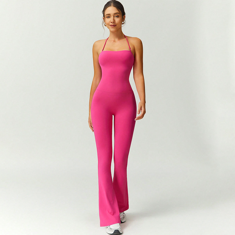 High-Stretch Seamless Yoga Jumpsuit