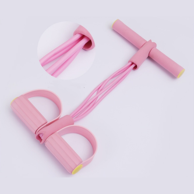 Abdominal Pull Cord Trainer with Foot Pedals